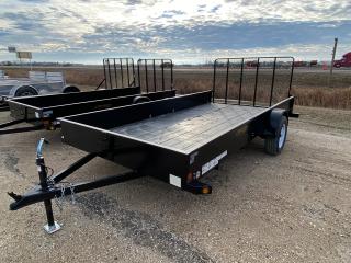 <p style=margin-top: 0in; background: #EFEFEF;><span style=font-family: Segoe UI, sans-serif;>7 x 14 Solid Side Utility Trailer, 2990# GVWR, steel frame, 15 solid sides, 2 painted spruce floor, easy lube spring axle, idler axle, Radial tires, metal preparation by sandblasting, 2-part epoxy primer, high quality black topcoat paint, wiring enclosed in poly conduit, welded on fenders, 7 prong RV plug, sealed lights DOT rated, LED lights, spare tire holder, spring assisted lawn & garden gate ramp, DOT compliant safety chains. Stock# HH5078. For more info call Wilfs Elie Ford toll free 877-360-3673. Dealer# 0521.</span></p>