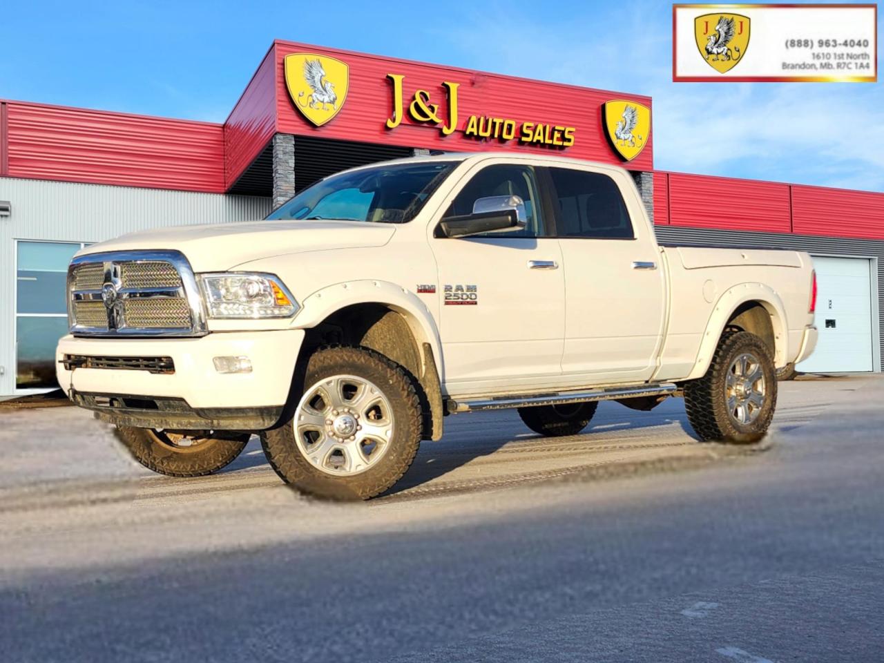 Used 2014 RAM 2500 Longhorn LEATHER-SUNROOF-HEATED SEATS- for sale in Brandon, MB