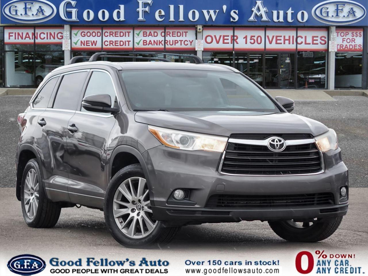 Used 2016 Toyota Highlander XLE MODEL, AWD, 8 PASSENGER, LEATHER SEATS, SUNROO for sale in North York, ON