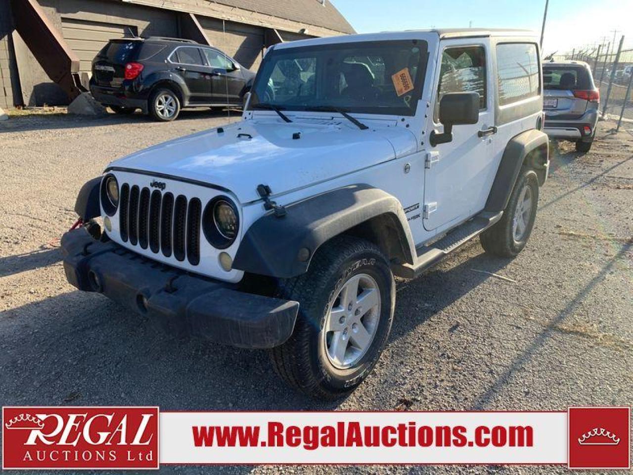 Used 2018 Jeep Wrangler JK Sport for sale in Calgary, AB