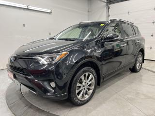 Used 2018 Toyota RAV4 Hybrid LIMITED AWD | ONLY 45,000 KMS! | LEATHER | SUNROOF for sale in Ottawa, ON