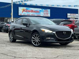 Used 2018 Mazda MAZDA3 NAV LEATHER MINT! LOADED! WE FINANCE ALL CREDIT for sale in London, ON
