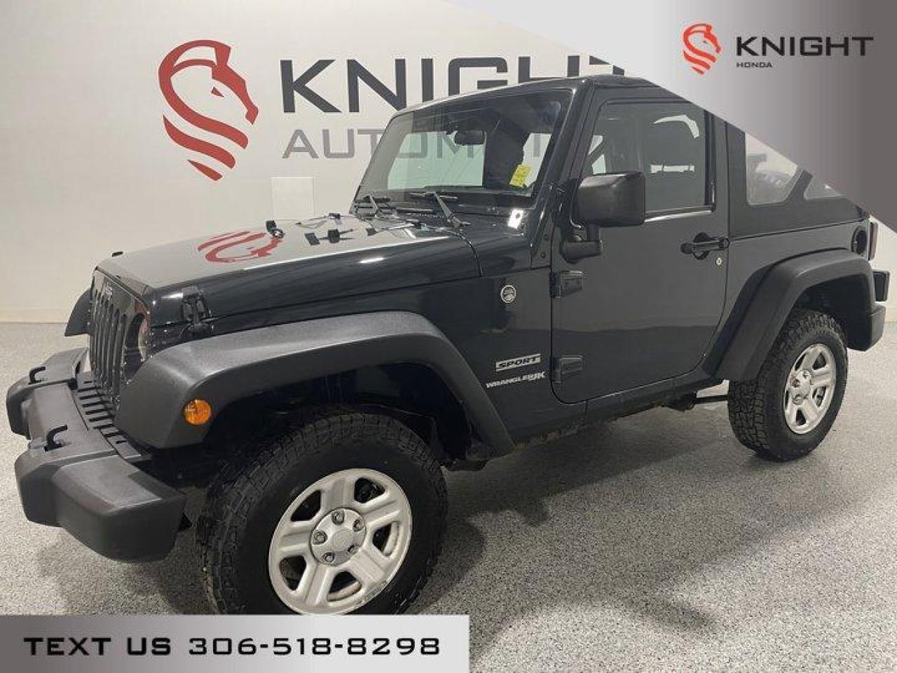 Used 2018 Jeep Wrangler JK Sport for sale in Moose Jaw, SK
