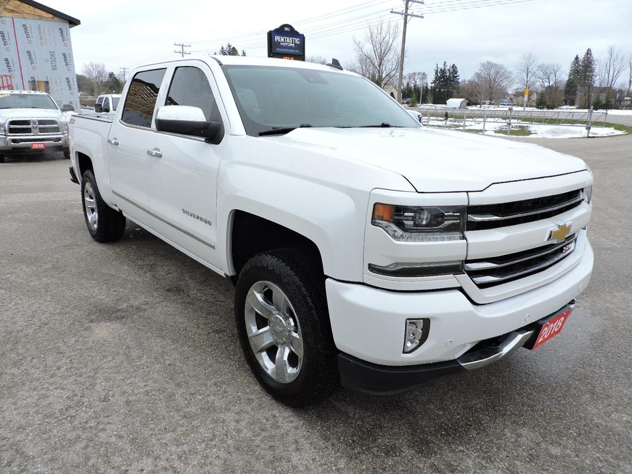2018 Chevrolet Silverado 1500 LTZ Crew 4X4 New Tires Sunroof Leather Loaded