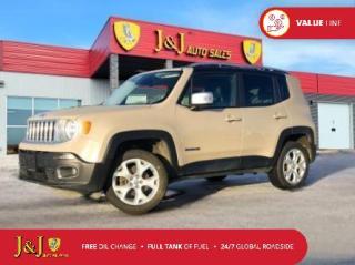 Used 2015 Jeep Renegade Limited 4X4 - H. SEATS - SPORTY! for sale in Brandon, MB