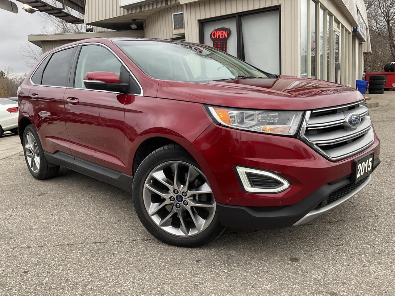 Used 2015 Ford Edge Titanium AWD - LEATHER! NAV! 360 CAM! BSM! REMOTE START! for sale in Kitchener, ON