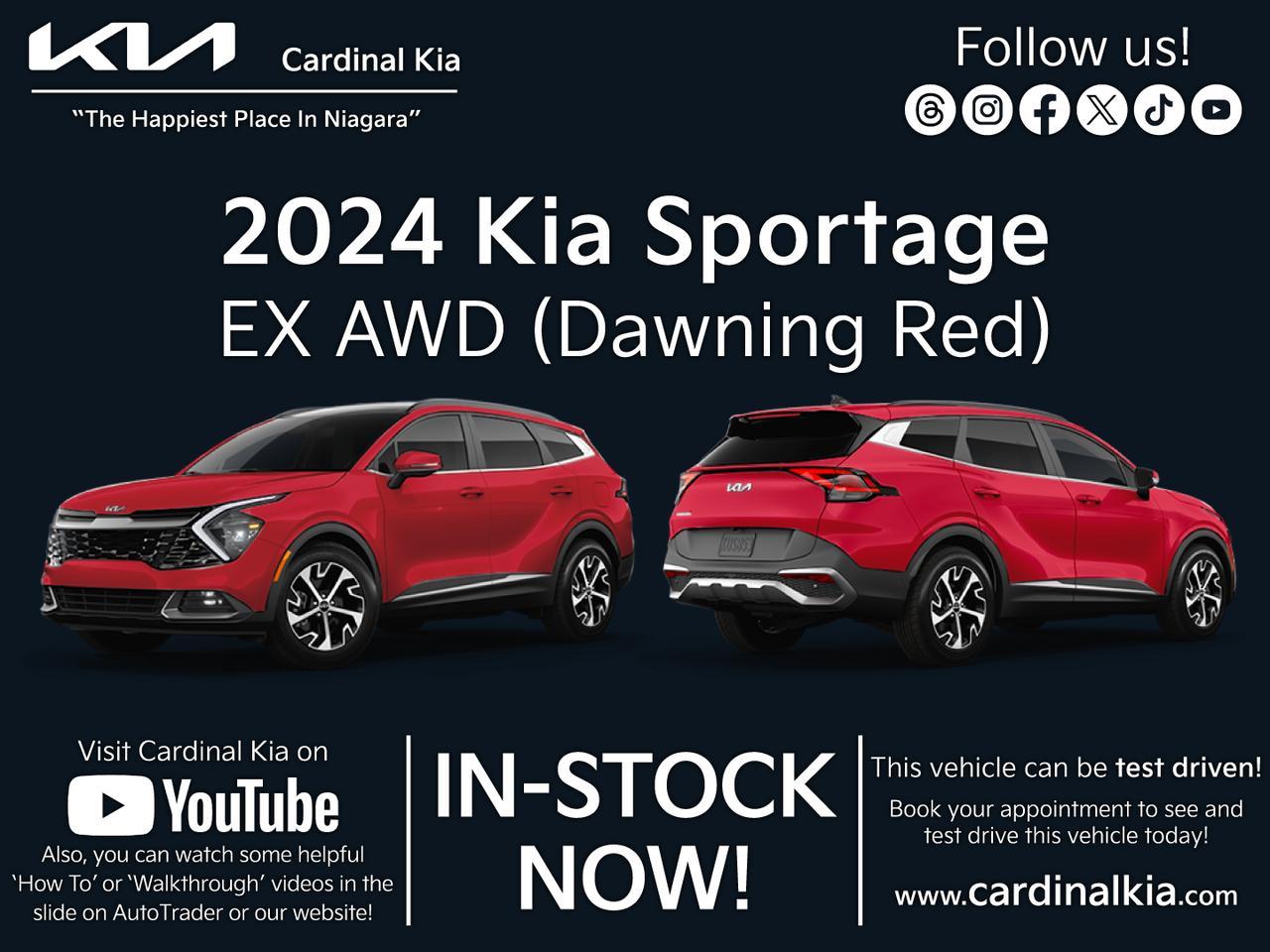 New 2024 Kia Sportage EX for sale in Niagara Falls, ON