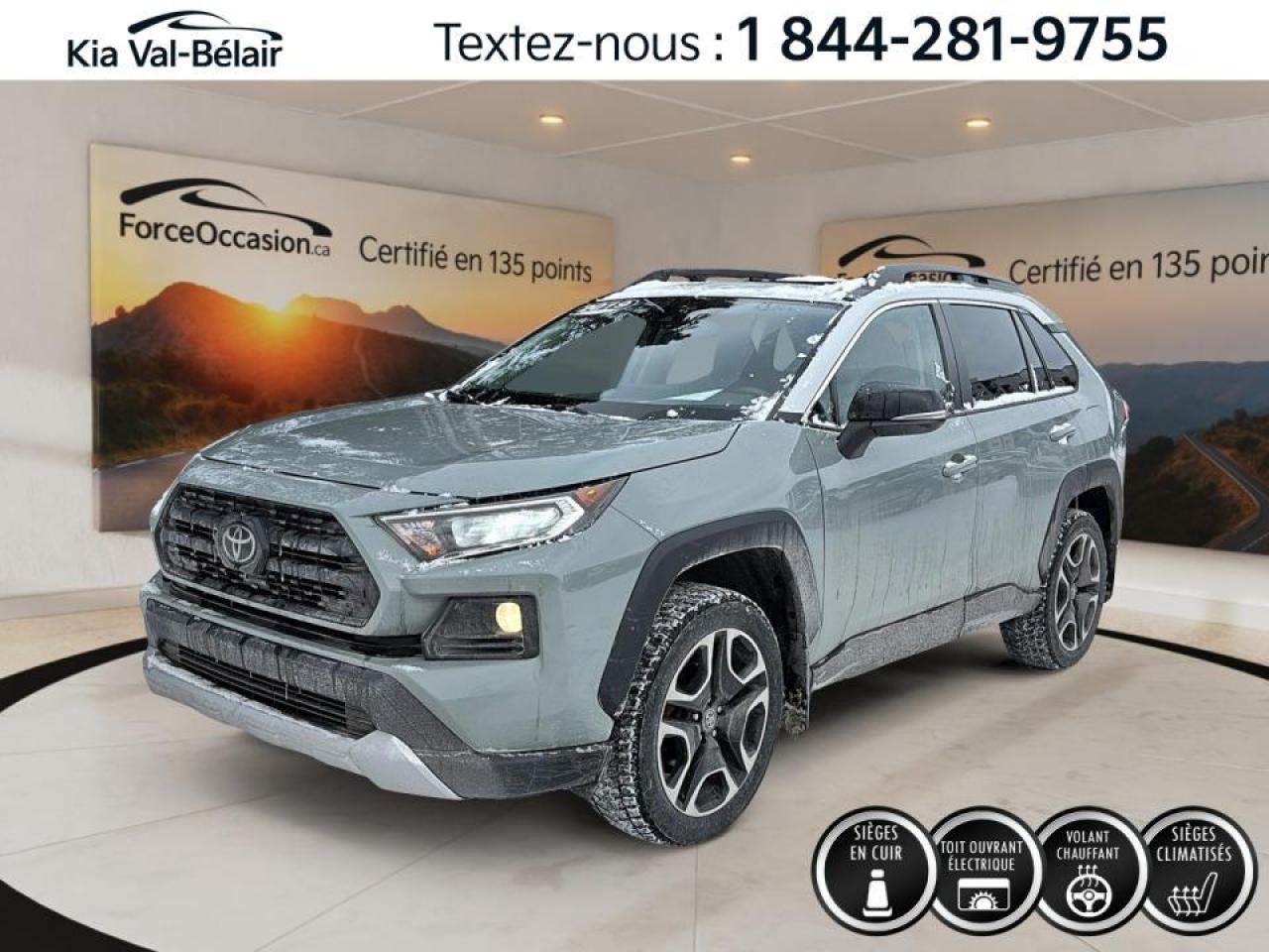 Used 2019 Toyota RAV4 Trail AWD*TOIT*B-ZONE*SIÈGES CLIMATISÉS* for sale in Québec, QC