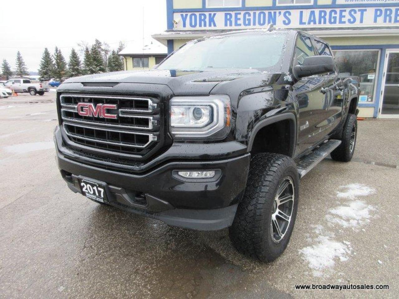 Used 2017 GMC Sierra 1500 LOADED ELEVATION-SLE-Z71-MODEL 6 PASSENGER 5.3L - V8.. 4X4.. CREW-CAB.. SHORTY.. LEATHER.. HEATED SEATS.. POWER PEDALS.. BACK-UP CAMERA.. for sale in Bradford, ON