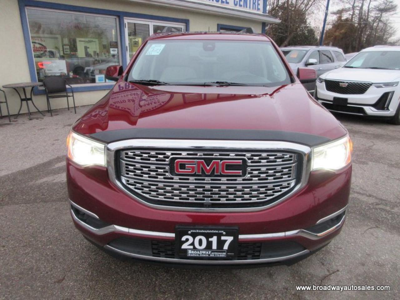 2017 GMC Acadia ALL-WHEEL DRIVE DENALI-MODEL 6 PASSENGER 3.6L - V6.. NAVIGATION.. LEATHER.. HEATED SEATS & WHEEL.. DUAL SUNROOF.. BACK-UP CAMERA.. BLUETOOTH SYSTEM.. Photo3
