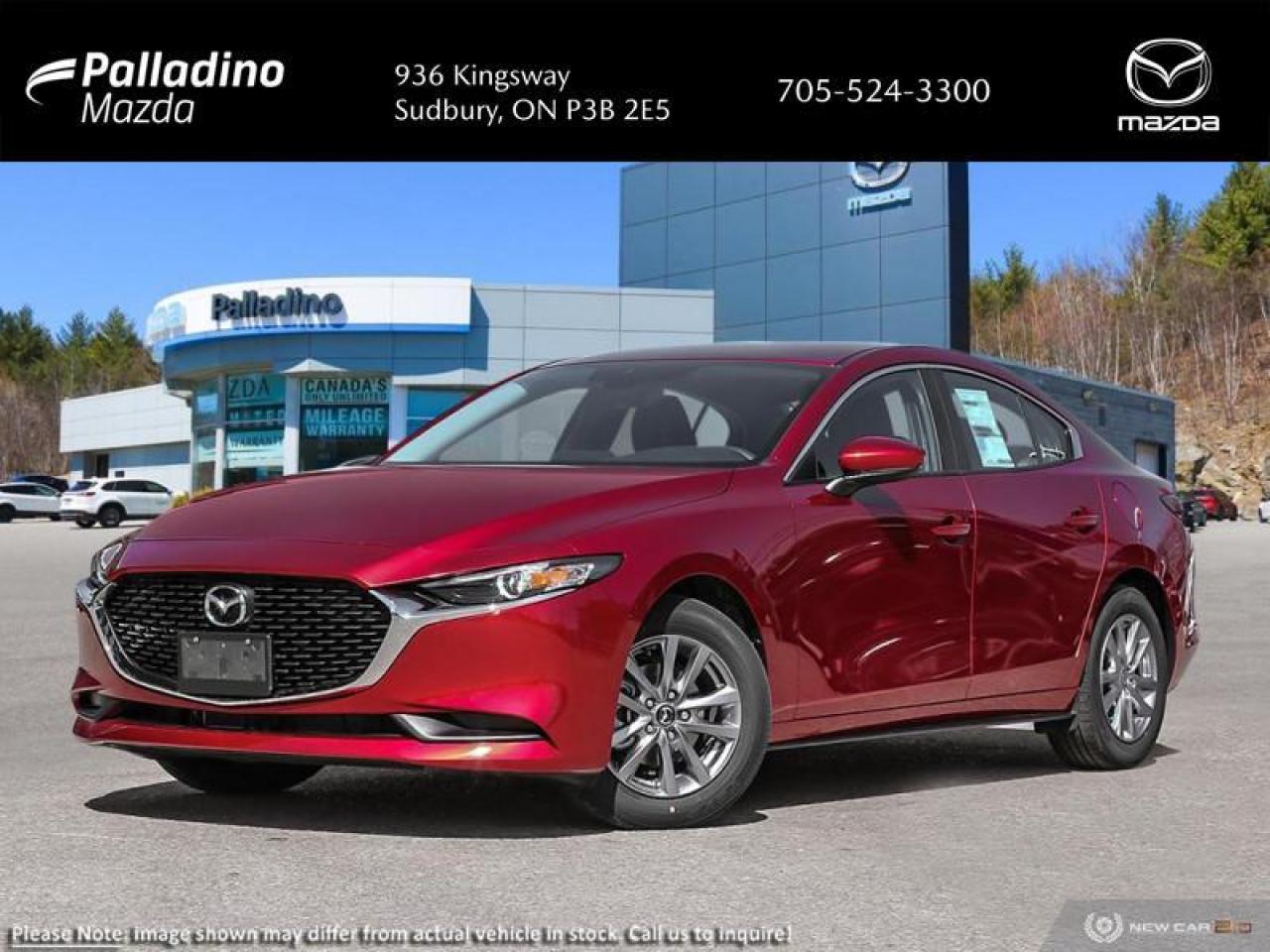 New 2024 Mazda MAZDA3 GX  - Heated Seats -  Apple CarPlay for sale in Sudbury, ON