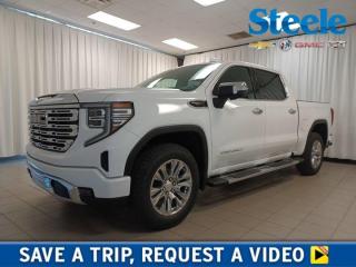 Stylish, smart, and adventurous, our 2024 GMC Sierra 1500 Denali Crew Cab Short Box 4X4 is lavishly equipped with premium features in Summit White! Motivated by a 6.2 Litre EcoTec3 V8 delivering 420hp to a 10 Speed Automatic transmission. This Four Wheel Drive truck also inspires confidence thanks to its exclusive Denali suspension with Adaptive Ride Control, and it returns approximately 11.8L/100km on the highway. Professional Grade style comes into play with our Sierras signature grille, LED lighting, fog lamps, dual exhaust outlets, 20-inch alloy wheels, full-length chrome assist steps, sunroof, a spray-on bedliner, and the first-class functionality of a MultiPro tailgate. Once inside, our Denali cabin shows impressive attention to detail and luxurious heated/ventilated leather power front and heated rear seats, a heated-wrapped power steering wheel, dual-zone automatic climate control, remote start, keyless access/ignition, and eye-catching infotainment. Check out the 12.3-inch driver display and a 13.4-inch touchscreen with WiFi compatibility, full-color navigation, Google Built-In, wireless charging, wireless Android Auto®/Apple CarPlay®, Bluetooth®, voice control, and Bose audio. GMC sets you up for safety with intelligent technologies like HD surround vision with a bed-view camera, automatic braking, trailer-capable blind-spot monitoring, lane-keeping assistance, and much more. With all that, our Sierra 1500 Denali is for serious truck lovers! Save this Page and Call for Availability. We Know You Will Enjoy Your Test Drive Towards Ownership! Metros Premier Credit Specialist Team Good/Bad/New Credit? Divorce? Self-Employed?