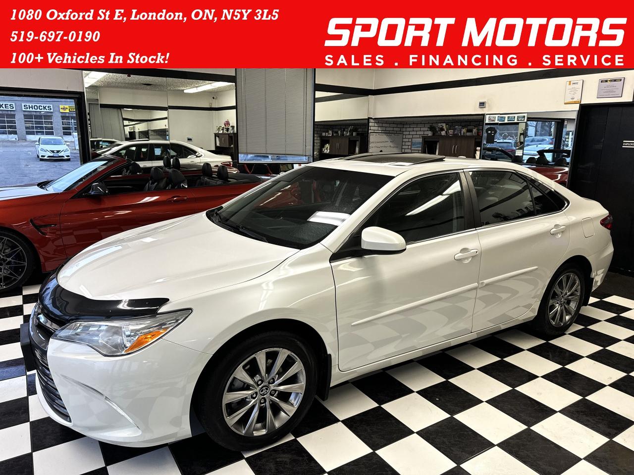 Used 2016 Toyota Camry XLE+Heated Leather+Sunroof+GPS+Camera+Blind Spot for sale in London, ON