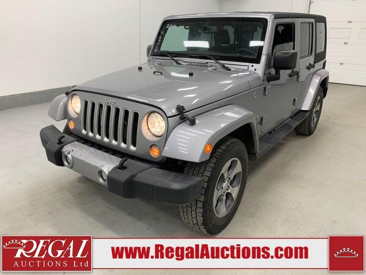 Used 2016 Jeep Wrangler Unlimited Sahara for sale in Calgary, AB