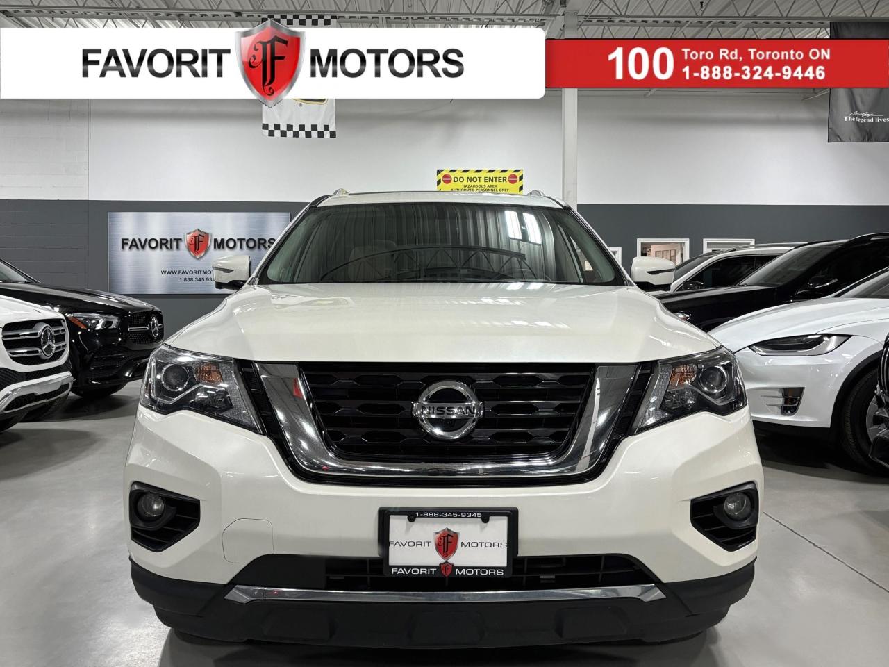 Used 2018 Nissan Pathfinder SL 4WD|7PASSENGER|NAV|360CAM|BOSE|CREAMLEATHER|+++ for sale in North York, ON