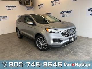 Used 2022 Ford Edge TITANIUM |AWD | LEATHER | PANO ROOF | NAV |1 OWNER for sale in Brantford, ON
