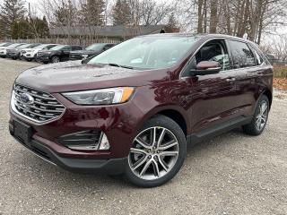 Leather Seats, Premium Audio, Heated Seats, Power Liftgate, Apple CarPlay, Android Auto, Remote Start, Ford Co-Pilot360, Lane Keep Assist, Lane Departure Warning, Forward Collision Alert, LED Lights, 4G WiFi, Proximity Key, Climate Control, SiriusXM           Some of our Demonstrators and Loaners are not currently available for sale until we receive 2024 replacement vehicles for inventory. Thank you for your understanding.   Why Buy From Winegard Ford?   * No Administration fees  * No Additional Charges for Factory Orders  * 100 Point Inspection on All Used Vehicles  * Full Tank of Fuel with Every New or Used Vehicle Purchase  * Licensed Ford Accessories Available  *  Window Tinting Available  * Custom Truck Lift and Leveling Packages Available         With luxury inside, and a bold, distinct style outside, the Ford Edge will stand out in the crowd as much as you do.      With meticulous attention to detail and amazing style, the Ford Edge seamlessly integrates power, performance and handling with awesome technology to help you multitask your way through the challenges that life throws your way. Made for an active lifestyle and spontaneous getaways, the Ford Edge is as rough and tumble as you are. Push the boundaries and stay connected to the road with this sweet ride!      This burgundy velvet metallic tinted clearcoat SUV  has an automatic transmission and is powered by a  250HP 2.0L 4 Cylinder Engine.      Our Edges trim level is Titanium. For a healthy dose of luxury and refinement, step up to this Titanium trim, lavishly appointed with premium heated leather seats with power adjustment and lumbar support, perimeter approach lights, a sonorous 12-speaker Bang & Olufsen audio system, and a numeric keypad for extra security. This trim also features a power liftgate for rear cargo access, a key fob with remote engine start and rear parking sensors, a 12-inch capacitive infotainment screen bundled with wireless Apple CarPlay and Android Auto, SiriusXM satellite radio, and 4G mobile hotspot internet connectivity. You and yours are assured of optimum road safety, with blind spot detection, rear cross traffic alert, pre-collision assist with automatic emergency braking, lane keeping assist, lane departure warning, forward collision alert, driver monitoring alert, and a rearview camera with an inbuilt washer. Also standard include proximity keyless entry, dual-zone climate control, 60-40 split front folding rear seats, LED headlights with automatic high beams, and even more.      View the original window sticker for this vehicle with this url http://www.windowsticker.forddirect.com/windowsticker.pdf?vin=2FMPK4K99RBA67201.     To apply right now for financing use this link : http://www.winegardford.com/financing/application.htm          Make your deal 100% online. Configure payments, get an instant trade value, see all the incentives... even negotiate! https://deal-proposal.com/apps/deal_proposal/make_your_deal.html?vin=2FMPK4K99RBA67201&dealer_id=28306         4.99% financing for 84 months.    Buy this vehicle now for the lowest bi-weekly payment of $417.83 with $0 down for 84 months @ 4.99% APR O.A.C. ( taxes included, $10 documentation fee   / Total cost of borrowing $11912   ).  Incentives expire 2024-02-29.  See dealer for details.          Come by and check out our fleet of 20+ used cars and trucks and 80+ new cars and trucks for sale in Caledonia.  o~o