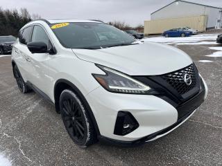 <span>The roof rails, the mirror caps, the V-Motion grille, the side body moulding, the badges, the 20-inch wheels, and even the rear license plate finisher: its all in black contrast on this Pearl White SUV. This is the 2021 Nissan Murano Midnight Edition, essentially a high-end Murano SL kitted out in the most menacing fashion.<span class=Apple-converted-space> </span></span>




<span>As a result, the Murano Midnight includes the key components you expect to find in every Murano: a quiet interior, refined ride quality, abundantly powered V6 all contribute, and spacious seating arrangements. Plus the lengthy list of features is very impressive. On top of Murano S and SV features (panoramic sunroof, power liftgate, heated steering wheel, navigation, remote start) the Murano Midnight adds a lot of elements that will help you fall in love: Around View Monitor, leather seating, Bose 11-speaker audio, and blind spot monitoring. </span>




<span>Of course, theres intuitive all-wheel drive and a bundle of other features, too. Apple CarPlay, dual-zone automatic climate control, proximity access/pushbutton start, heated front and rear seats, satellite radio compatibility, and an 8-way power drivers seat are all part of the package.<span class=Apple-converted-space> </span></span>




<span style=font-weight: 400;>Thank you for your interest in this vehicle. Its located at Centennial Honda, 610 South Drive, Summerside, PEI. We look forward to hearing from you; call us toll-free at 1-902-436-9158.</span>