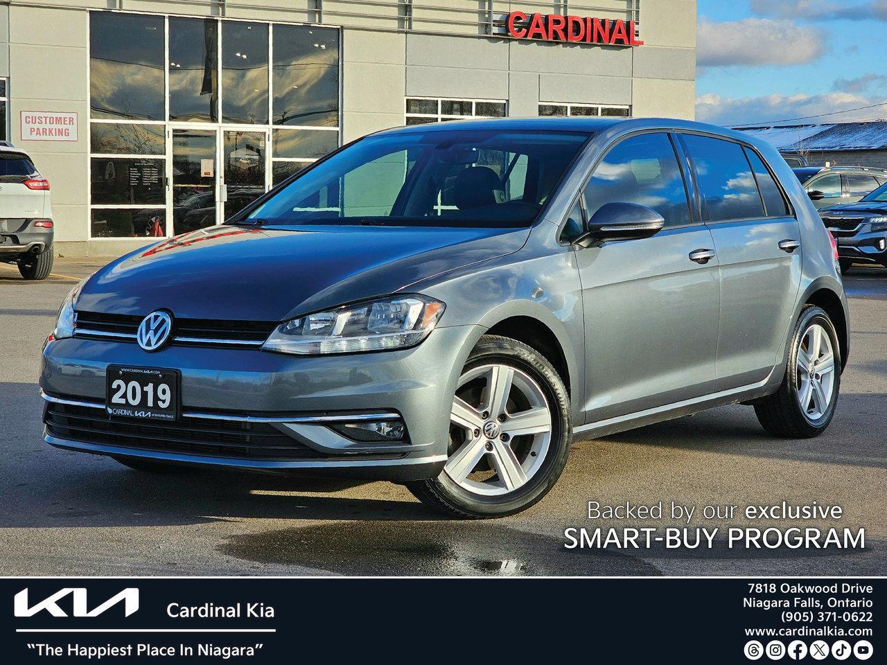 Used 2019 Volkswagen Golf Highline, Sunroof, Heated Leather Seats for sale in Niagara Falls, ON