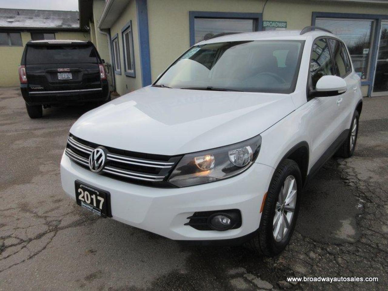 Used 2017 Volkswagen Tiguan ALL-WHEEL DRIVE WOLFSBURG-TSI-MODEL 5 PASSENGER 2.0L - TURBO.. LEATHER.. HEATED SEATS.. BACK-UP CAMERA.. BLUETOOTH SYSTEM.. KEYLESS ENTRY.. for sale in Bradford, ON