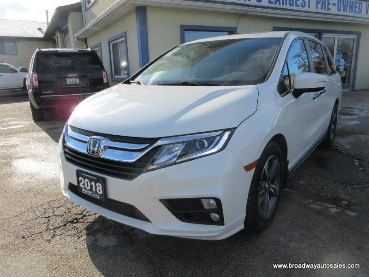 Used 2018 Honda Odyssey FAMILY MOVING EX-VERSION 8 PASSENGER 3.5L - SOHC.. BENCH & 3RD ROW.. HEATED SEATS.. BACK-UP CAMERA.. POWER SUNROOF.. BLUETOOTH.. POWER DOORS.. for sale in Bradford, ON