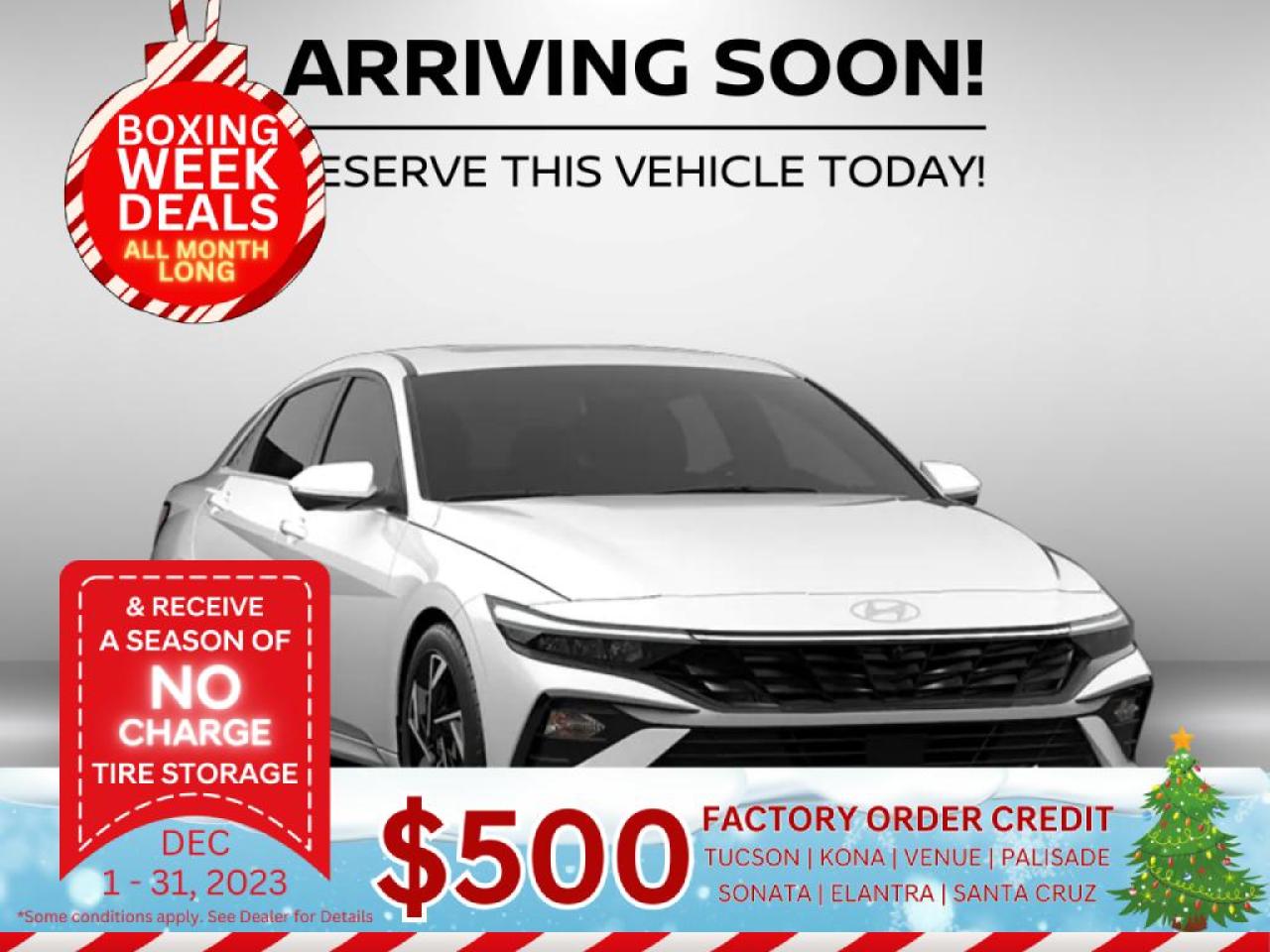 New 2024 Hyundai Elantra Preferred IVT  -  Heated Seats for sale in Midland, ON