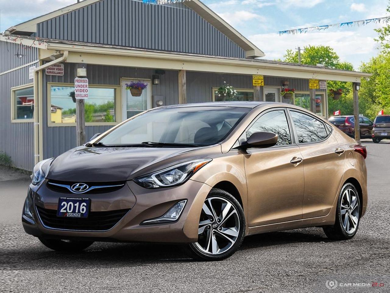 Used 2016 Hyundai Elantra 4dr Sdn Auto GLS,ONE OWNER,ECO,PWR S/ROOF,H/SEATS for sale in Orillia, ON