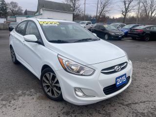 Used 2015 Hyundai Accent SE, Alloys, P. Sunroof, Htd. Seats. Bluetooth for sale in St Catharines, ON