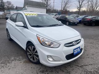Used 2015 Hyundai Accent SE, Alloys, P. Sunroof, Htd. Seats. Bluetooth for sale in Kitchener, ON