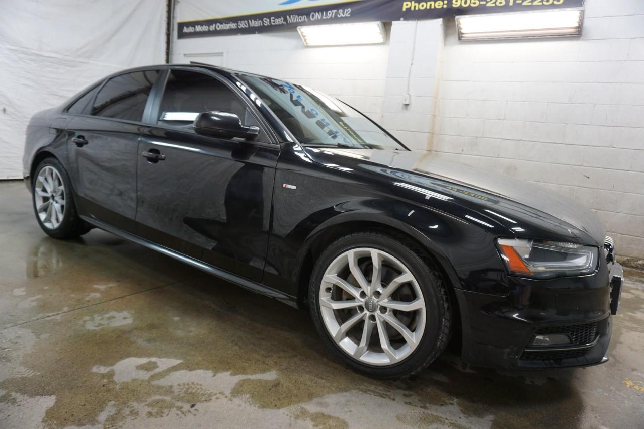 Used 2016 Audi A4 2.0T KOMFORT PLUS S-LINE QUATTRO CERTIFIED SHIFTERS SUNROOF BLUETOOTH HEATED POWER LEATHER for sale in Milton, ON