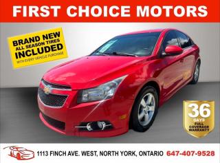 Used 2014 Chevrolet Cruze RS ~MANUAL, FULLY CERTIFIED WITH WARRANTY!!!~ for sale in North York, ON