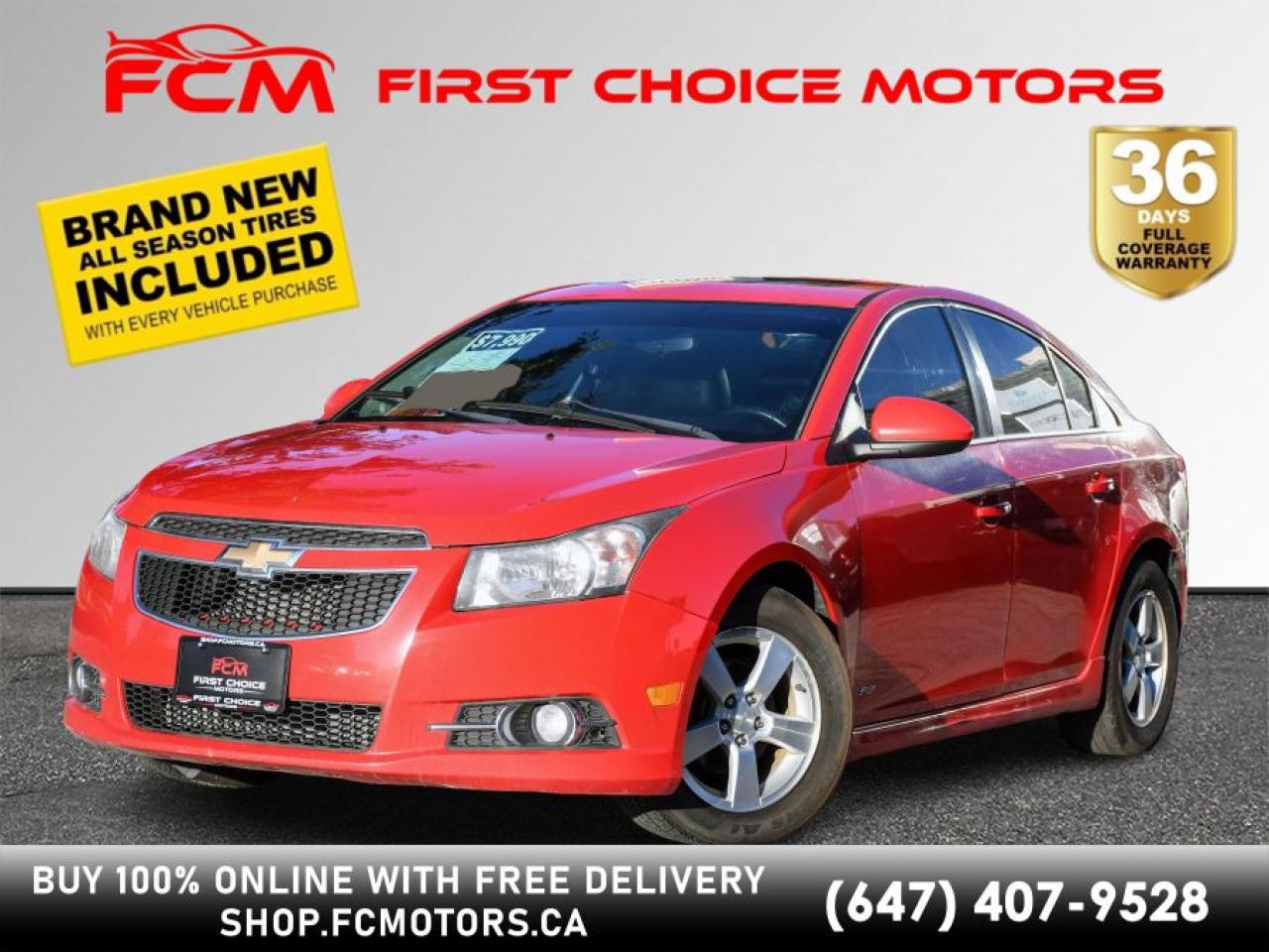 Used 2014 Chevrolet Cruze RS ~MANUAL, FULLY CERTIFIED WITH WARRANTY!!!~ for sale in North York, ON