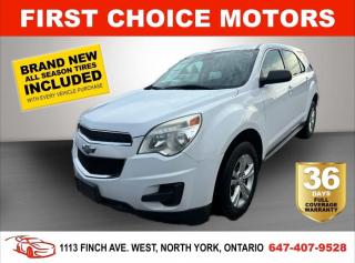 Used 2013 Chevrolet Equinox LS ~AUTOMATIC, FULLY CERTIFIED WITH WARRANTY!!!~ for sale in North York, ON