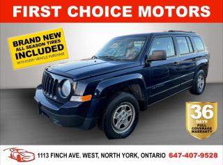 Welcome to First Choice Motors, the largest car dealership in Toronto of pre-owned cars, SUVs, and vans priced between $5000-$15,000. With an impressive inventory of over 300 vehicles in stock, we are dedicated to providing our customers with a vast selection of affordable and reliable options.<br><br>Were thrilled to offer a used 2015 Jeep Patriot NORTH, dark blue color with 160,000km (STK#6861) This vehicle was $8990 NOW ON SALE FOR $6990. It is equipped with the following features:<br>- Automatic Transmission<br>- Leather Seats<br>- Air Conditioning<br><br>At First Choice Motors, we believe in providing quality vehicles that our customers can depend on. All our vehicles come with a 36-day FULL COVERAGE warranty. We also offer additional warranty options up to 5 years for our customers who want extra peace of mind.<br><br>Furthermore, all our vehicles are sold fully certified with brand new brakes rotors and pads, a fresh oil change, and brand new set of all-season tires installed & balanced. You can be confident that this car is in excellent condition and ready to hit the road.<br><br>At First Choice Motors, we believe that everyone deserves a chance to own a reliable and affordable vehicle. Thats why we offer financing options with low interest rates starting at 7.9% O.A.C. Were proud to approve all customers, including those with bad credit, no credit, students, and even 9 socials. Our finance team is dedicated to finding the best financing option for you and making the car buying process as smooth and stress-free as possible.<br><br>Our dealership is open 7 days a week to provide you with the best customer service possible. We carry the largest selection of used vehicles for sale under $9990 in all of Ontario. We stock over 300 cars, mostly Hyundai, Chevrolet, Mazda, Honda, Volkswagen, Toyota, Ford, Dodge, Kia, Mitsubishi, Acura, Lexus, and more. With our ongoing sale, you can find your dream car at a price you can afford. Come visit us today and experience why we are the best choice for your next used car purchase!<br><br>All prices exclude a $10 OMVIC fee, license plates & registration and ONTARIO HST (13%)