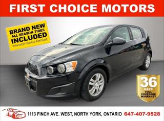 Used 2016 Chevrolet Sonic LT ~AUTOMATIC, FULLY CERTIFIED WITH WARRANTY!!!~ for sale in North York, ON