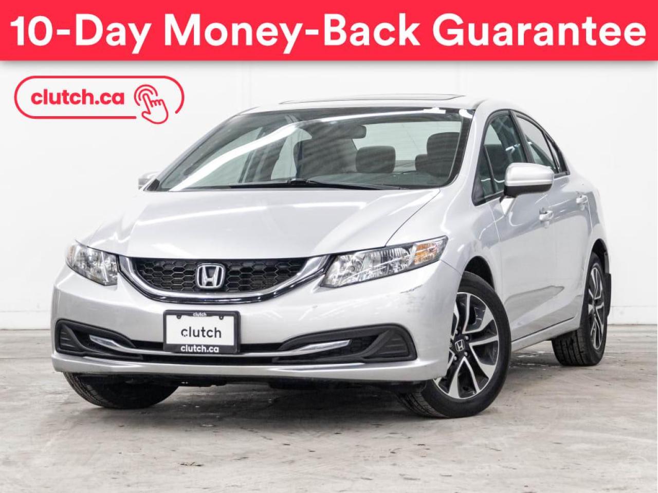 Used 2014 Honda Civic Sedan EX w/ Bluetooth, Backup Cam, Sunroof for sale in Toronto, ON