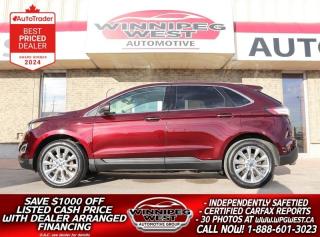 Used 2017 Ford Edge TITANIUM 2.0L ECO 4X4, ALL OPTIONS, SHARP/LIKE NEW for sale in Headingley, MB