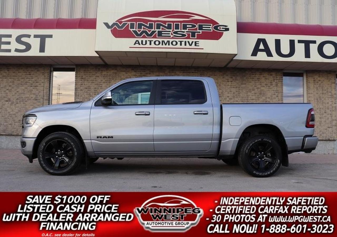 Used 2021 RAM 1500 SPORT NIGHT EDITION, HEMI 4X4, ALL OPTIONS/SHARP!! for sale in Headingley, MB