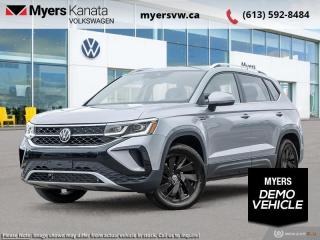 <b>Sunroof,  Navigation,  Leather Seats,  Premium Audio,  Cooled Seats!</b><br> <br> <br> <br>  This 2024 VW Taos exceeds every expectation, even if that expectation is just fun. <br> <br>The VW Taos was built for the adventurer in all of us. With all the tech you need for a daily driver married to all the classic VW capability, this SUV can be your weekend warrior, too. Exceeding every expectation was the design motto for this compact SUV, and VW engineers delivered. For an SUV thats just right, check out this 2024 Volkswagen Taos.<br> <br> This pyrite silver metallic SUV  has an automatic transmission and is powered by a  1.5L I4 16V GDI DOHC Turbo engine.<br> <br> Our Taoss trim level is Highline 4MOTION. This range-topping Highline 4MOTION trim features a dual-panel glass sunroof, BeatsAudio premium audio and leather upholstery. The standard features continue with adaptive cruise control, dual-zone climate control, remote engine start, lane keep assist with lane departure warning, and an upgraded 8-inch infotainment screen with inbuilt navigation, VW Car-Net services. Additional features include ventilated and heated front seats, a heated leatherette-wrapped steering wheel, remote keyless entry, and a wireless charging pad. Safety features include blind spot detection, front and rear collision mitigation, autonomous emergency braking, and a back-up camera. This vehicle has been upgraded with the following features: Sunroof,  Navigation,  Leather Seats,  Premium Audio,  Cooled Seats,  Wireless Charging,  Adaptive Cruise Control.  This is a demonstrator vehicle driven by a member of our staff and has just 3723 kms.<br><br> <br>To apply right now for financing use this link : <a href=https://www.myersvw.ca/en/form/new/financing-request-step-1/44 target=_blank>https://www.myersvw.ca/en/form/new/financing-request-step-1/44</a><br><br> <br/>    4.99% financing for 84 months. <br> Buy this vehicle now for the lowest bi-weekly payment of <b>$309.07</b> with $0 down for 84 months @ 4.99% APR O.A.C. ( taxes included, $1071 (OMVIC fee, Air and Tire Tax, Wheel Locks, Admin fee, Security and Etching) is included in the purchase price.    ).  Incentives expire 2024-05-31.  See dealer for details. <br> <br> <br>LEASING:<br><br>Estimated Lease Payment: $235 bi-weekly <br>Payment based on 3.99% lease financing for 48 months with $0 down payment on approved credit. Total obligation $24,470. Mileage allowance of 16,000 KM/year. Offer expires 2024-05-31.<br><br><br>Call one of our experienced Sales Representatives today and book your very own test drive! Why buy from us? Move with the Myers Automotive Group since 1942! We take all trade-ins - Appraisers on site!<br> Come by and check out our fleet of 40+ used cars and trucks and 120+ new cars and trucks for sale in Kanata.  o~o