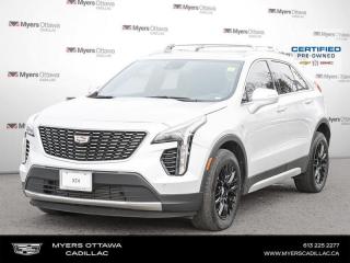 <b>CERTIFIED</b><br>  JUST IN - 2021 CADILLAC XT4 PREMIUM AWD- SILVER ICE METALLIC ON BLACK- DUAL PANEL SUNROOF W/SLIDING FRONT AND FIXED REAR GLASS, AUTOMATIC CLIMATE CONTROL, DUAL ZONE, DRIVERS SAFETY ALERT SEAT,  HEATED FRONT SEATS,HEATED STEERING WHEEL. 2.0L SIDI I4 TURBO ENGINE, 18 ALUMINUM WHEELS, HD REAR VISION CAMERA, POWER LIFTGATE, HANDS-FREE, ONE OWNER, CLEAN CARFAX, CERTIFIED, NO ADMIN FEES<br> <br/><br>*LIFETIME ENGINE TRANSMISSION WARRANTY NOT AVAILABLE ON VEHICLES WITH KMS EXCEEDING 140,000KM, VEHICLES 8 YEARS & OLDER, OR HIGHLINE BRAND VEHICLE(eg. BMW, INFINITI. CADILLAC, LEXUS...) o~o