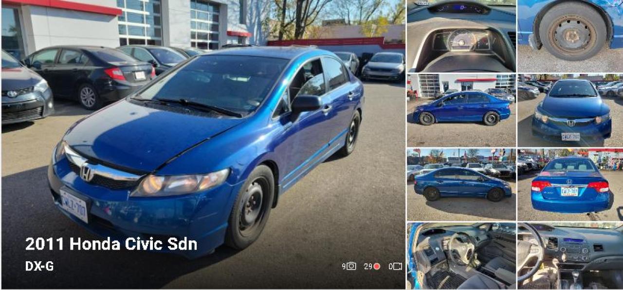 Used 2011 Honda Civic DX-G for sale in Toronto, ON
