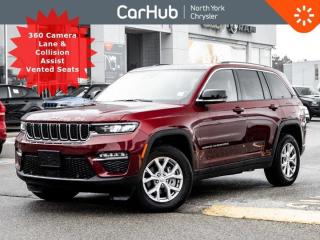 New 2022 Jeep Grand Cherokee Limited Pano Roof Vented Seats Lux Tech Grp II 360 Cam 10.1'' Nav for sale in Thornhill, ON