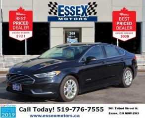 Used 2019 Ford Fusion Hybrid SEL*2.0L Hybrid*Heated Leather*Sun Roof*Bluetooth for sale in Essex, ON