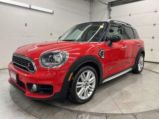 ONLY 39,800 KMS! ALL-WHEEL DRIVE COUNTRYMAN S W/ PANORAMIC SUNROOF, HEATED LEATHER SEATS, BACKUP CAMERA W/ REAR PARK SENSORS AND 18-IN ALLOYS! Ambient lighting, keyless entry w/ push start, auto headlights, auto start/stop, sport/eco drive modes, air conditioning, Bluetooth, full power group, cruise control and fog lights!