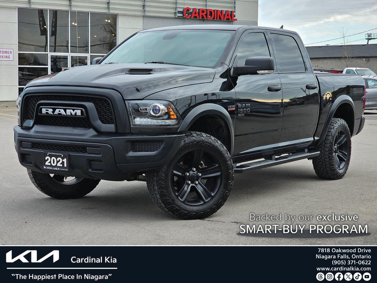 Used 2021 RAM 1500 Classic Warlock, 4X4, Remote Starter, Heated Seats for sale in Niagara Falls, ON