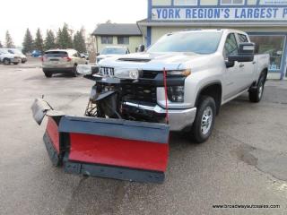 Used 2021 Chevrolet Silverado 2500 3/4 TON LS-EDITION 6 PASSENGER 6.6L - GAS.. 4X4.. CREW-CAB.. 6.6-FOOT-BOX.. WESTERN-V-PLOW.. BACK-UP CAMERA.. BLUETOOTH SYSTEM.. TRAILER BRAKE.. for sale in Bradford, ON