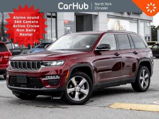 Used 2022 Jeep Grand Cherokee Limited Lux Tech Grp II 360 Cam 10.1'' Nav ALPINE Sound for sale in Thornhill, ON
