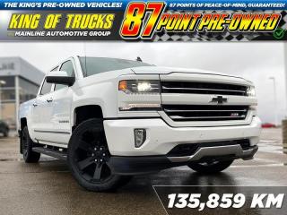Proven strong over a million times over, this iconic Chevy Silverado 1500 is your best choice for work or play. This 2018 Chevrolet Silverado 1500 is for sale today in Rosetown. This Crew Cab 4X4 pickup has 135,859 kms. Its summit white in colour . It has an automatic transmission and is powered by a 6.2L 8 Cylinder Engine. It may have some remaining factory warranty, please check with dealer for details. This vehicle has been upgraded with the following features: Z71 Off-road Package, Power Sunroof, Remote Start, Wireless Charging Pad. <br> <br/><br>Contact our Sales Department today by: <br><br>Phone: 1 (306) 882-2691 <br><br>Text: 1-306-800-5376 <br><br>- Want to trade your vehicle? Make the drive and well have it professionally appraised, for FREE! <br><br>- Financing available! Onsite credit specialists on hand to serve you! <br><br>- Apply online for financing! <br><br>- Professional, courteous and friendly staff are ready to help you get into your dream ride! <br><br>- Call today to book your test drive! <br><br>- HUGE selection of new GMC, Buick and Chevy Vehicles! <br><br>- Fully equipped service shop with GM certified technicians <br><br>- Full Service Quick Lube Bay! Drive up. Drive in. Drive out! <br><br>- Best Oil Change in Saskatchewan! <br><br>- Oil changes for all makes and models including GMC, Buick, Chevrolet, Ford, Dodge, Ram, Kia, Toyota, Hyundai, Honda, Chrysler, Jeep, Audi, BMW, and more! <br><br>- Rosetowns ONLY Quick Lube Oil Change! <br><br>- 24/7 Touchless car wash <br><br>- Fully stocked parts department featuring a large line of in-stock winter tires! <br> <br><br><br>Rosetown Mainline Motor Products, also known as Mainline Motors is Saskatchewans #1 Selling Rural GMC, Buick, and Chevrolet dealer, featuring Chevy Silverado, GMC Sierra, Buick Enclave, Chevy Traverse, Chevy Equinox, Chevy Cruze, GMC Acadia, GMC Terrain, and pre-owned Chevy, GMC, Buick, Ford, Dodge, Ram, and more, proudly serving Saskatchewan. As part of the Mainline Motors Group of Dealerships in Western Canada, we are also committed to servicing customers anywhere in Western Canada! Weve got a huge selection of cars, trucks, and crossover SUVs, so if youre looking for your next new GMC, Buick, Chev or any brand on a used vehicle, dont hesitate to contact us online, give us a call at 1 (306) 882-2691 or swing by our dealership at 506 Hyw 7 W in Rosetown, Saskatchewan. We look forward to getting you rolling in your next new or used vehicle! <br> <br><br><br>* Vehicles may not be exactly as shown. Contact dealer for specific model photos. Pricing and availability subject to change. All pricing is cash price including fees. Taxes to be paid by the purchaser. While great effort is made to ensure the accuracy of the information on this site, errors do occur so please verify information with a customer service rep. This is easily done by calling us at 1 (306) 882-2691 or by visiting us at the dealership. <br><br> Come by and check out our fleet of 60+ used cars and trucks and 140+ new cars and trucks for sale in Rosetown. o~o