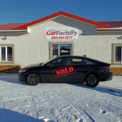 <p>***SOLD****</p><p>Manitoba vehicle, Accident Free, car shows like new. 2021 Elantra Preferred, with only 31002 km. Rust Protection, Undercoating done when purchased,  balance of factory warranty, Loaded up with Air, Tilt, Cruise, Power Windows, Locks, Mirrors, Adaptive Cruise, Lane Departure, Back up Camera, Bluetooth, Apple and Android Car Play, Remote Entry, push button start, and remote start, and more.</p><p> </p><p>We offer on- the - spot financing; we finance all levels credit</p><p>Balance of Manufactures New Vehicle Warranty</p><p>All vehicles come with a Manitoba safety.</p><p>Proud members of The Manitoba Used Car Dealer Association as well as the Manitoba Chamber of Commerce.</p><p>All payments, and prices, are plus applicable taxes. Dealers permit #4821</p>
