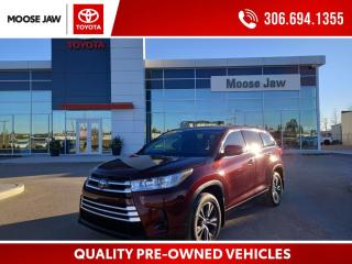 Used 2019 Toyota Highlander LOCAL LEASE PURCHASE WITH ONLY 71156 KMS for sale in Moose Jaw, SK